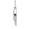 Thumbnail Image 2 of Previously Owned Open Hearts Tree Necklace 1/10 ct tw Diamonds Sterling Silver 18"