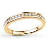 Thumbnail Image 1 of Previously Owned Diamond Wedding Band 1/5 ct tw Round-cut 14K Yellow Gold - Size 10
