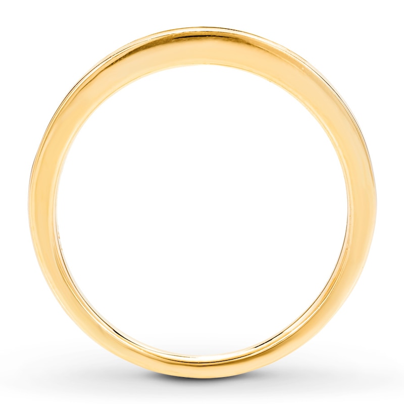 Main Image 2 of Previously Owned Diamond Wedding Band 1/5 ct tw Round-cut 14K Yellow Gold - Size 10