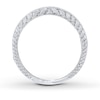 Thumbnail Image 1 of Previously Owned Scott Kay Band 1/10 ct tw Round-cut Diamonds 14K White Gold - Size 5