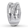 Thumbnail Image 3 of Previously Owned Diamond Ring 1 ct tw Round-cut 14K White Gold Size 12