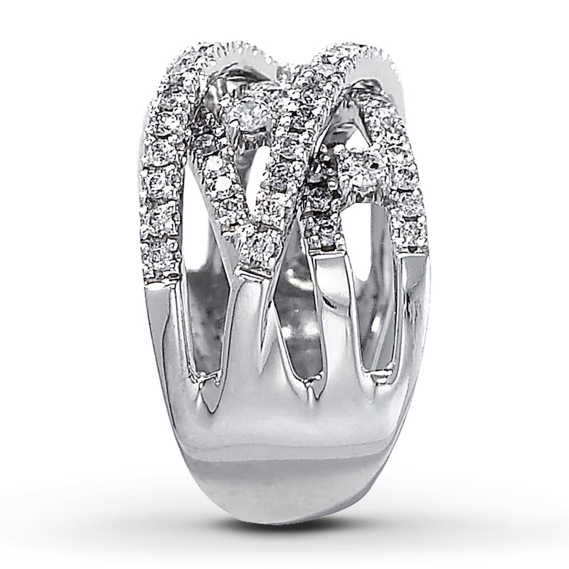 Previously Owned Diamond Ring 1 ct tw Round-cut 14K White Gold