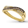 Thumbnail Image 1 of Previously Owned Le Vian Chocolate Diamonds 1/4 ct tw Round-cut Ring 14K Honey Gold - Size 10.25