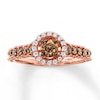 Thumbnail Image 2 of Previously Owned Le Vian Chocolate Diamond Ring 5/8 ct tw 14K Strawberry Gold Size 4.25