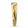 Thumbnail Image 3 of Previously Owned Men's Diamond Band 1/10 ct tw Round-Cut 10K Yellow Gold - Size 5