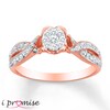 Thumbnail Image 1 of Previously Owned Diamond Ring 1/5 ct tw Round-cut 10K Rose Gold - Size 10.75