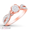 Thumbnail Image 2 of Previously Owned Diamond Ring 1/5 ct tw Round-cut 10K Rose Gold - Size 10.75