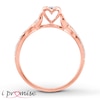 Thumbnail Image 3 of Previously Owned Diamond Ring 1/5 ct tw Round-cut 10K Rose Gold - Size 10.75