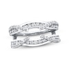 Thumbnail Image 1 of Previously Owned Diamond Enhancer Ring 3/4 ct tw Round-cut 14K White Gold Size 11.25