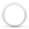 Thumbnail Image 2 of Previously Owned Diamond Anniversary Band 1/2 ct tw Round & Baguette-cut 14K White Gold - Size 10.75