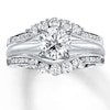 Thumbnail Image 2 of Previously Owned Diamond Enhancer Ring 5/8 ct tw Round-cut 14K White Gold Size 3.75