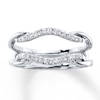 Thumbnail Image 0 of Previously Owned Diamond Enhancer Ring 1/5 ct tw Round-cut 14K White Gold - Size 11