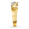 Thumbnail Image 3 of Previously Owned Men's Wedding Band 1/4 ct tw Round-cut Diamonds 10K Yellow Gold Size 6.5