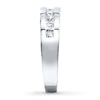 Thumbnail Image 2 of Previously Owned Men's Diamond Band 5/8 ct tw Square-Cut 10K White Gold - Size 6