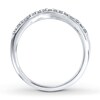 Thumbnail Image 1 of Previously Owned Diamond Anniversary Ring 1/4 ct tw Round-cut 14K White Gold - Size 10