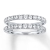 Thumbnail Image 0 of Previously Owned Diamond Enhancer Band 1 ct tw Round-cut 14K White Gold - Size 9.5