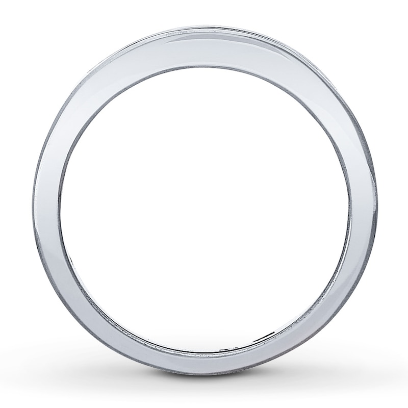 Main Image 2 of Previously Owned Diamond Anniversary Band 1/4 ct tw Princess-cut 14K White Gold Size 9.75