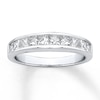 Thumbnail Image 1 of Previously Owned Diamond Anniversary Band 1/2 ct tw Princess-cut 14K White Gold Size 10.5