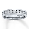 Thumbnail Image 1 of Previously Owned Diamond Anniversary Ring 1 ct tw Round-cut 14K White Gold Size 11