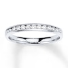 Thumbnail Image 0 of Previously Owned Diamond Band 1/4 ct tw Round-cut 10K White Gold - Size 9