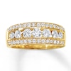 Thumbnail Image 0 of Previously Owned Diamond Ring 1 ct tw Round-cut 14K Yellow Gold - Size 11