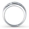 Thumbnail Image 2 of Previously Owned Diamond Anniversary Ring 1 ct tw Round-Cut 14K White Gold - Size 10.25
