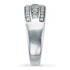 Thumbnail Image 3 of Previously Owned Diamond Anniversary Ring 1 ct tw Round-Cut 14K White Gold - Size 10.25