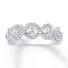 Thumbnail Image 0 of Previously Owned Diamond Ring 3/4 ct tw Round-cut 14K White Gold - Size 4