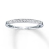 Previously Owned Diamond Anniversary Band 1/8 ct tw Round-cut 10K White Gold
