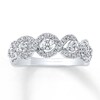 Thumbnail Image 1 of Previously Owned Diamond Ring 3/4 ct tw Round-cut 14K White Gold Size 4.5