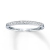 Previously Owned Diamond Anniversary Band 1/8 ct tw Round-cut 10K White Gold