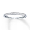 Thumbnail Image 1 of Previously Owned Diamond Anniversary Band 1/8 ct tw Round-cut 10K White Gold - Size 10.25
