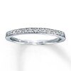 Thumbnail Image 1 of Previously Owned Diamond Anniversary Band 1/8 ct tw Round-cut 10K White Gold - Size 8