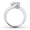 Thumbnail Image 4 of Previously Owned Ever Us Two-Stone Anniversary Ring 1-1/2 ct tw Round-cut Diamonds 14K White Gold - Size 9.75