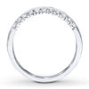 Thumbnail Image 2 of Previously Owned Diamond Anniversary Ring 1/2 ct tw Round-cut 14K White Gold - Size 5.5