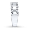 Thumbnail Image 3 of Previously Owned Diamond Anniversary Ring 1/2 ct tw Round-cut 14K White Gold - Size 5.5