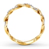 Thumbnail Image 1 of Previously Owned Diamond Anniversary Band 1/8 ct tw Round-cut 10K Yellow Gold - Size 12