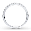 Thumbnail Image 2 of Previously Owned Diamond Band 1/4 ct tw Round-cut 10K White Gold Size 3.5