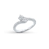 Thumbnail Image 3 of Previously Owned Ever Us Two-Stone Ring 3/4 ct tw Round-cut Diamonds 14K White Gold - Size 9.25