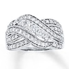 Thumbnail Image 1 of Previously Owned Diamond Ring 1 ct tw Round-cut 10K White Gold - Size 10