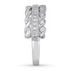 Thumbnail Image 3 of Previously Owned Diamond Convertibilities Ring 1/2 ct tw 10K White Gold Size 9.5
