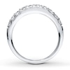 Thumbnail Image 2 of Previously Owned Diamond Wedding Band 1/2 ct tw Round-cut 14K White Gold Size 12