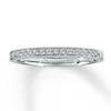 Thumbnail Image 1 of Previously Owned Band 1/8 ct tw Round-cut Diamonds 14K White Gold - Size 3.75