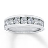 Thumbnail Image 1 of Previously Owned Diamond Wedding Band 1-1/5 ct tw Round-cut 14K White Gold Size 9.25