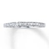 Thumbnail Image 1 of Previously Owned Diamond Wedding Band 1/5 ct tw Round-cut 14K White Gold Size 4.75