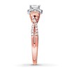 Thumbnail Image 3 of Previously Owned Diamond Engagement Ring 3/4 ct tw Princess-cut 14K Two-Tone Gold - Size 4.5