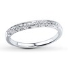 Thumbnail Image 1 of Previously Owned Diamond Wedding Band 1/8 ct tw Round-cut 14K White Gold Size 4.75