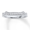 Thumbnail Image 0 of Previously Owned Diamond Wedding Band 1/6 ct tw Round-cut 14K White Gold - Size 10.5