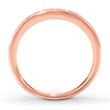 Thumbnail Image 2 of Previously Owned Diamond Wedding Band 1/5 ct tw Round-cut 14K Rose Gold - Size 10.5
