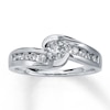 Thumbnail Image 0 of Previously Owned Diamond Engagement Ring 1/2 ct tw Round-cut 14K White Gold - Size 5.25